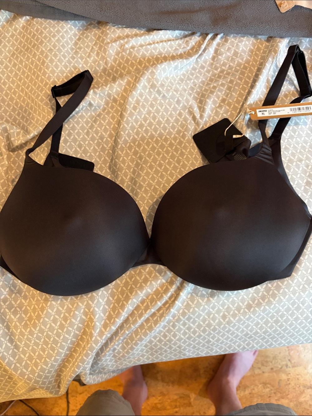 SKIMS Ultimate Nipple push-up Bra Black 36DD